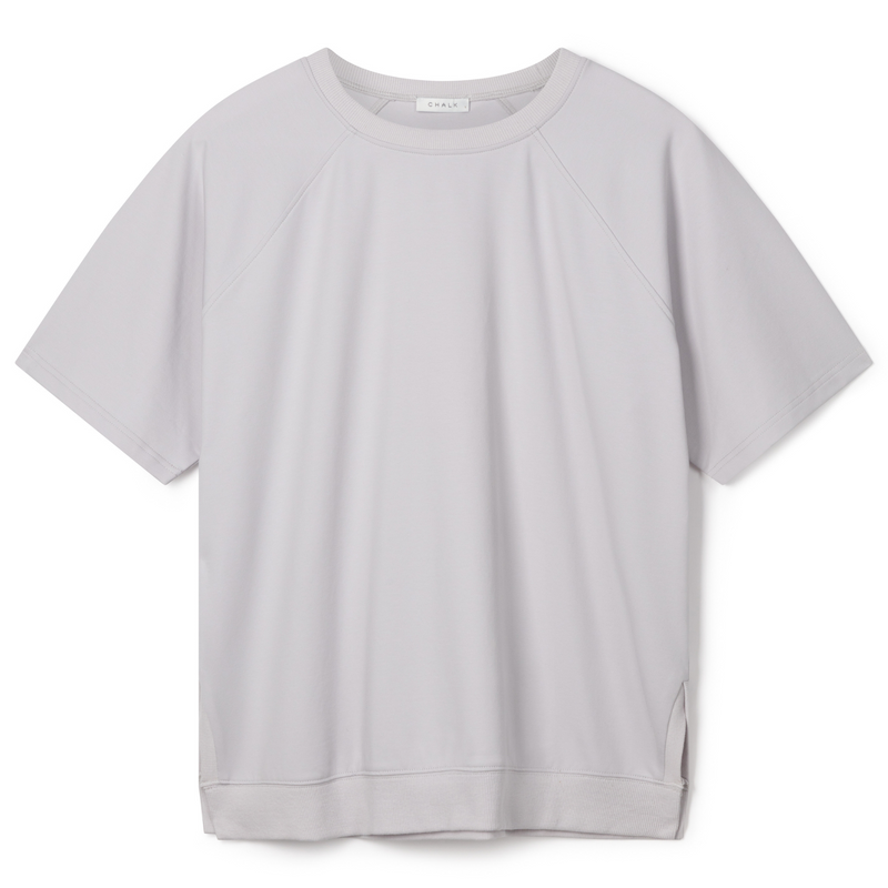 Short Sleeved Sweatshirt Dove Grey