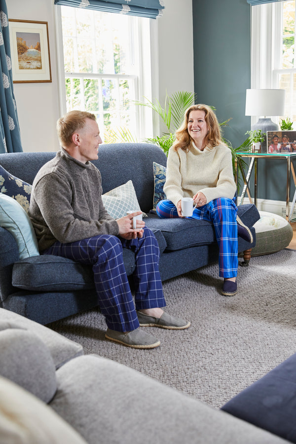 100% British wool round neck jumpers