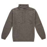 100% British Wool 1/4 zip jumpers