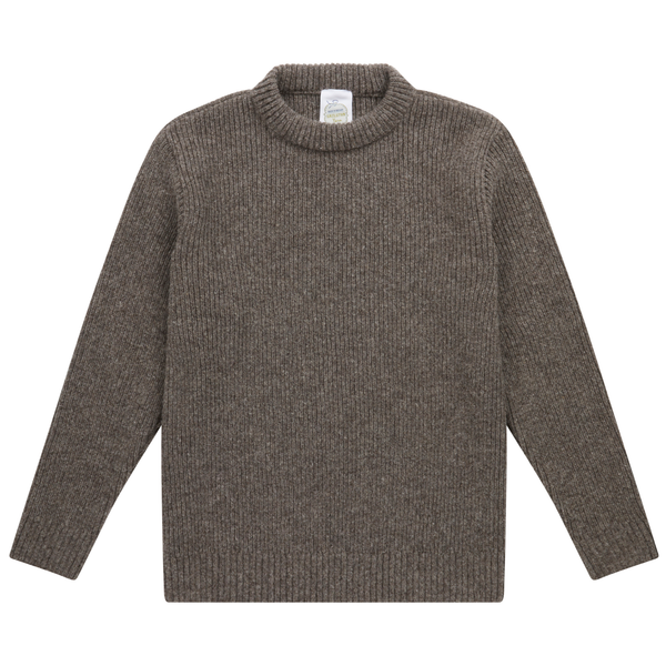 100% British wool round neck jumpers